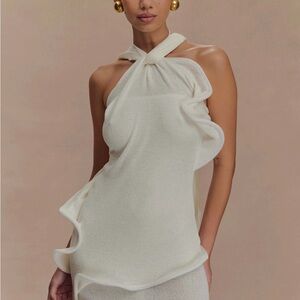 Meshki Caprice dress in white, size M